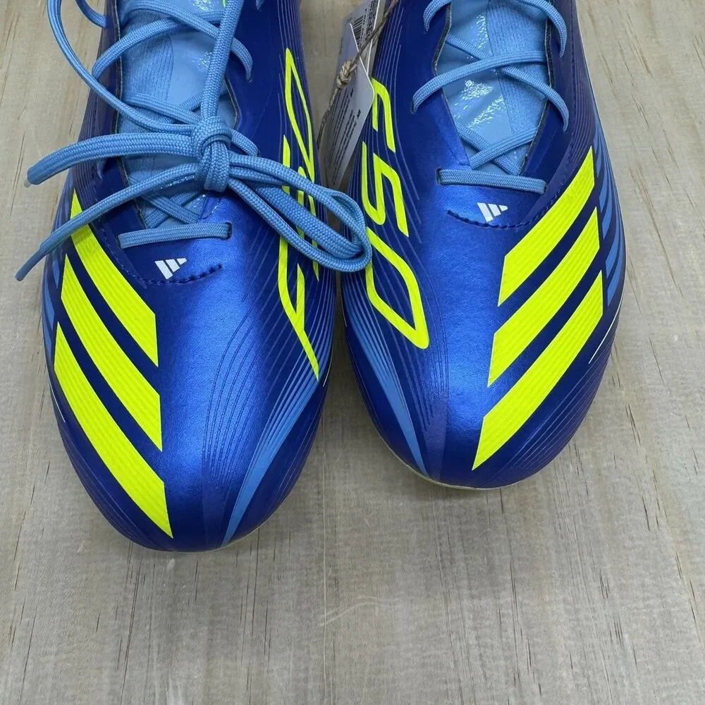 NEW Adidas F50 Messi Elite FG Mens Soccer Cleats Blue Sz 12 JP7435